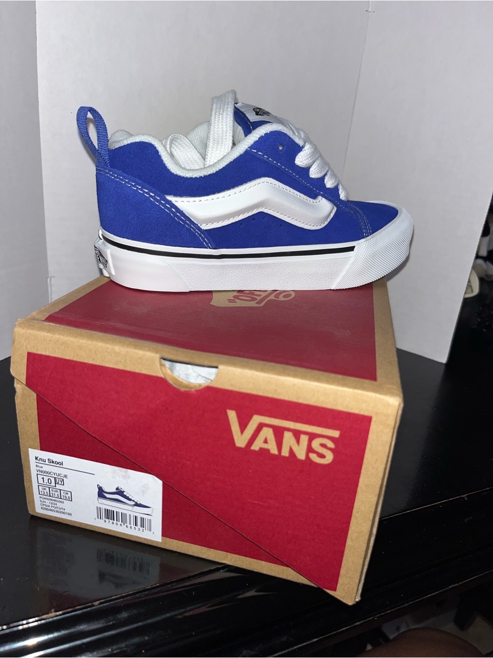 Vans Knu Skool Blue Toddler Shoes